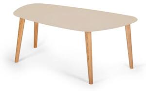 Konferenční stolek Endocarp 110x66x45cm - béžový / Ashwood