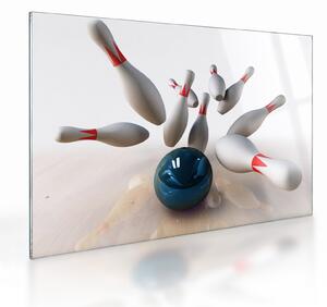 Skleněný obraz - Bowling (70x50 cm)