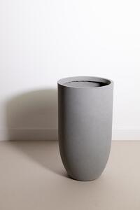 TS Šedý Kompozitový Květináč 800 L 43x68cm
