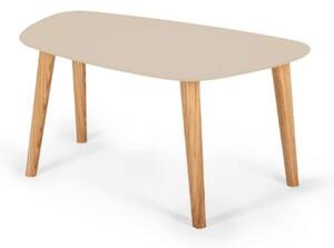 Konferenční stolek Endocarp 80x48x40cm - béžový / Ashwood