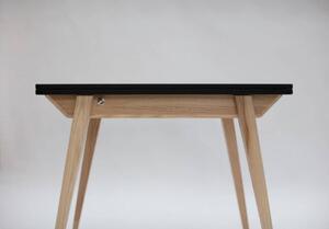 ENVELOPE Rozkládací jídelní stůl 90x65cm hnědý