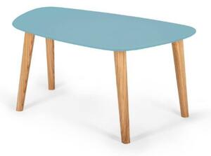 Konferenční stolek Endocarp 80x48x40cm - modrý / Ashwood