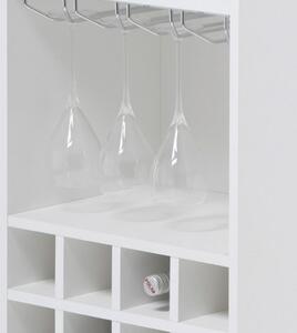 BAROVÝ STŮL, bílá, světle šedá, 115/50/104 cm MID.YOU - Barové stoly, Online Only