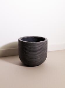 Pottery Pots Tmavě Šedý Betonový Květináč 490 S 28x25cm