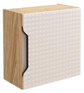 Comad Horní závěsná koupelnová skříňka Luxor Beige 83-35-1DQ dub olejovaný/béžová