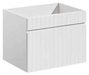 Comad Závěsná skříňka Iconic s deskou 60 cm bílá/dub santa fe vintage