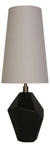 Searchlight EU88250BK - Stolní lampa APEX 1xE27/60W/230V černá/šedá