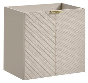 Comad Závěsná umyvadlová skříňka Viva Cashmere 82-60-2D kašmírová