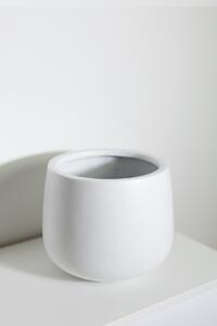 Pottery Pots Bílý Sklolaminátový Květináč 462 S 26x22cm