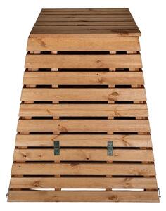 Dřevěný kompostér 800 L pyramida - česká výroba