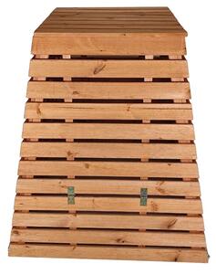 Dřevěný kompostér 1040 L pyramida - česká výroba