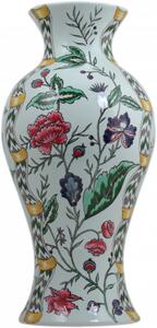 Gien DOMINOTÉ PM Japonská váza Floral-Celadon
