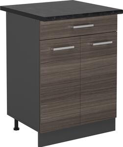 Spodní skříňka kuchyňské linky Vicco R-Line Ušlechtilá šedá 60 cm , PD Antracit, Model 53781