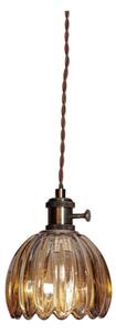 Cottex 8400100-5503 - Lustr na lanku do zásuvky NORA 1xE14/5W/230V hnědá