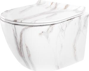 Závěsná Záchodová Mísa REA CARTER TORNALDO AIAX SHINY White