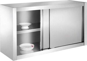 Bc-elec - SSC120 Kuchyňská skříňka, nerezová nástěnná skříňka 120x40x65cm ideální pro restaurace, kuchyně, jídelny
