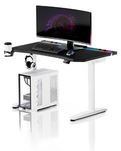 Černobílý elektrický herní stůl Diablo X-Forge 1200