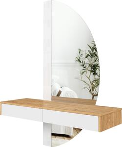 Toaletní stolek Vicco Melisa Bílá 120 cm s LED osvětlením, Model 40815