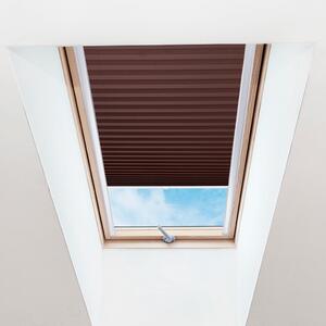 FOA Plisé roleta na střešní okna, Průsvitná, Čokoládová, P 007 , 20 x 50 cm