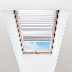 FOA Plisé roleta na střešní okna, Průsvitná, Světle šedá, P 008 , 20 x 50 cm