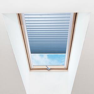 FOA Plisé roleta na střešní okna, Průsvitná, Světle modrá, P 017 , 20 x 50 cm