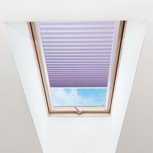 FOA Plisé roleta na střešní okna, Průsvitná, Světle fialová, P 015 , 20 x 50 cm