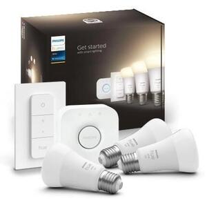 Hue sada Bridge + 3x HUE White žárovka LED E27 A60 9,5W 1100lm 2700K IP20 + ovladač