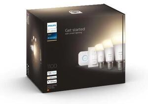 Hue sada Bridge + 3x HUE White žárovka LED E27 A60 9,5W 1100lm 2700K IP20 + ovladač