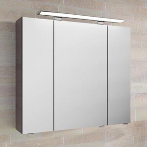 Zrcadlová skříňka Pelipal série 4010, rozměry 80 x 70,3 cm, s LED osvětlením