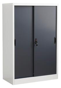 SKŘÍŇ NA ŠANONY, antracitová, bílá, 80/120/40 cm MID.YOU - Online Only kancelářský nábytek, Online Only