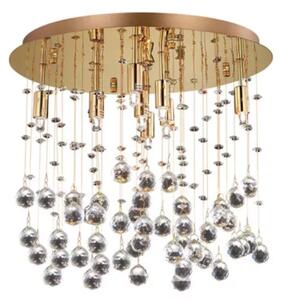 Stropní svítidlo Ideal lux 080932 MOONLIGHT PL8 ORO 8xG9 40W