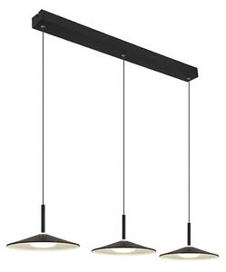 Globo 15635S-3 - LED Lustr na lanku LAMPONE LED/24W/230V 4000K černá