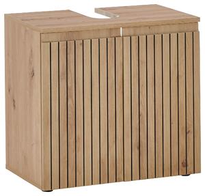 SKŘÍŇKA POD UMYVADLO, dub artisan, dub artisan, 60/57/36 cm MID.YOU - Koupelnové série, Online Only