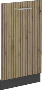 Čelní panel myčky Vicco R-Line Řemeslný dub 45 cm bez pracovní desky, Model 54623
