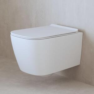 ALLUVION, závěsné WC s hlubokým splachováním, bez přelivu
