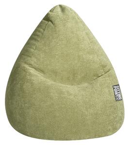 Beanbag Sedací vak Alfa XL, ø 70 × 110 cm, zelený