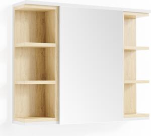 Koupelnová zrcadlová skříňka Vicco Aquis Bílá 79.6 x 64 cm, Model 36070
