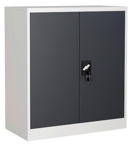 SKŘÍŇ NA ŠANONY, antracitová, bílá, 80/90/40 cm MID.YOU - Online Only kancelářský nábytek, Online Only