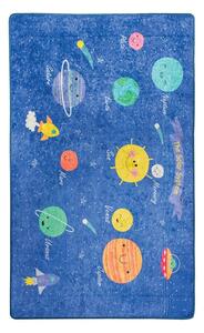 Dětský fialový koberec Space, 140 x 190 cm