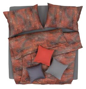 Povlečení SATÉN DESIGN rust rezavá 140 x 200/70 x 90 cm
