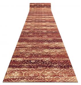Associated Weavers Běhoun pogumovaný DIGITAL - BERGEN Marocký Jetel bordó béžový Šíře: 65 cm