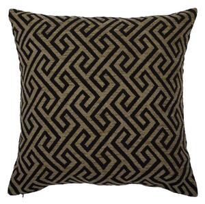Povlak SOFAS kristal khakičerná 45 x 45 cm