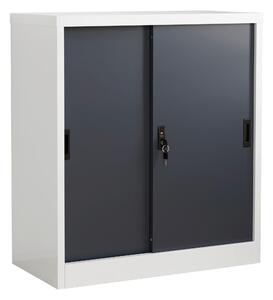SKŘÍŇ NA ŠANONY, antracitová, bílá, 80/90/40 cm MID.YOU - Online Only kancelářský nábytek, Online Only