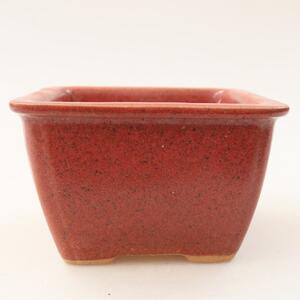 E-bonsai Keramická bonsai miska 8,5 x 8,5 x 5,5 cm růžová