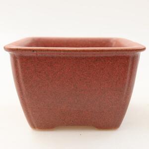 E-bonsai Keramická bonsai miska 8,5 x 8,5 x 5,5 cm růžová