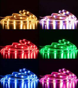 Světelný inteligentní LED pásek Müller-Licht Tint / 3 m / 1 000 lm / 18 W / RGBW / úhel paprsku 120° / plast / bílá