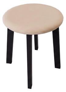 Taburet KUBE pr. 36 cm černá/béžová