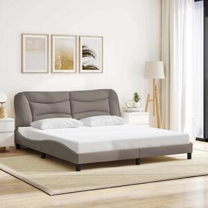 Rám postele bez matrace Hvar taupe 180 x 200 cm textil 3207790