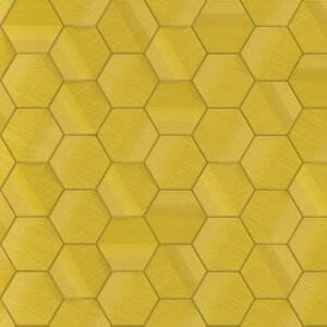 Luxusní zlato-žlutá geometrická vliesová tapeta na zeď, Z12826, Automobili Lamborghini 3