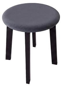Taburet KUBE pr. 36 cm černá/antracit